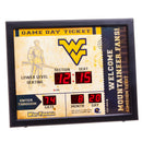 Bluetooth Scoreboard Wall Clock, West Virginia,7cl967
