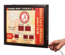 Bluetooth Scoreboard Wall Clock, West Virginia,7cl967