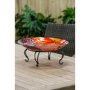 Table Top Bird Bath Pedestal, Scroll Detail,842415