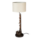 Bear Family Resin Table Lamp with Shade
