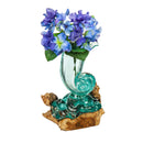 Glass Shell Vase On Driftwood