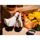 Large Handcrafted Pig with Chickens Statue,8su007