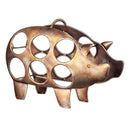 Metal Pig Wine Holder